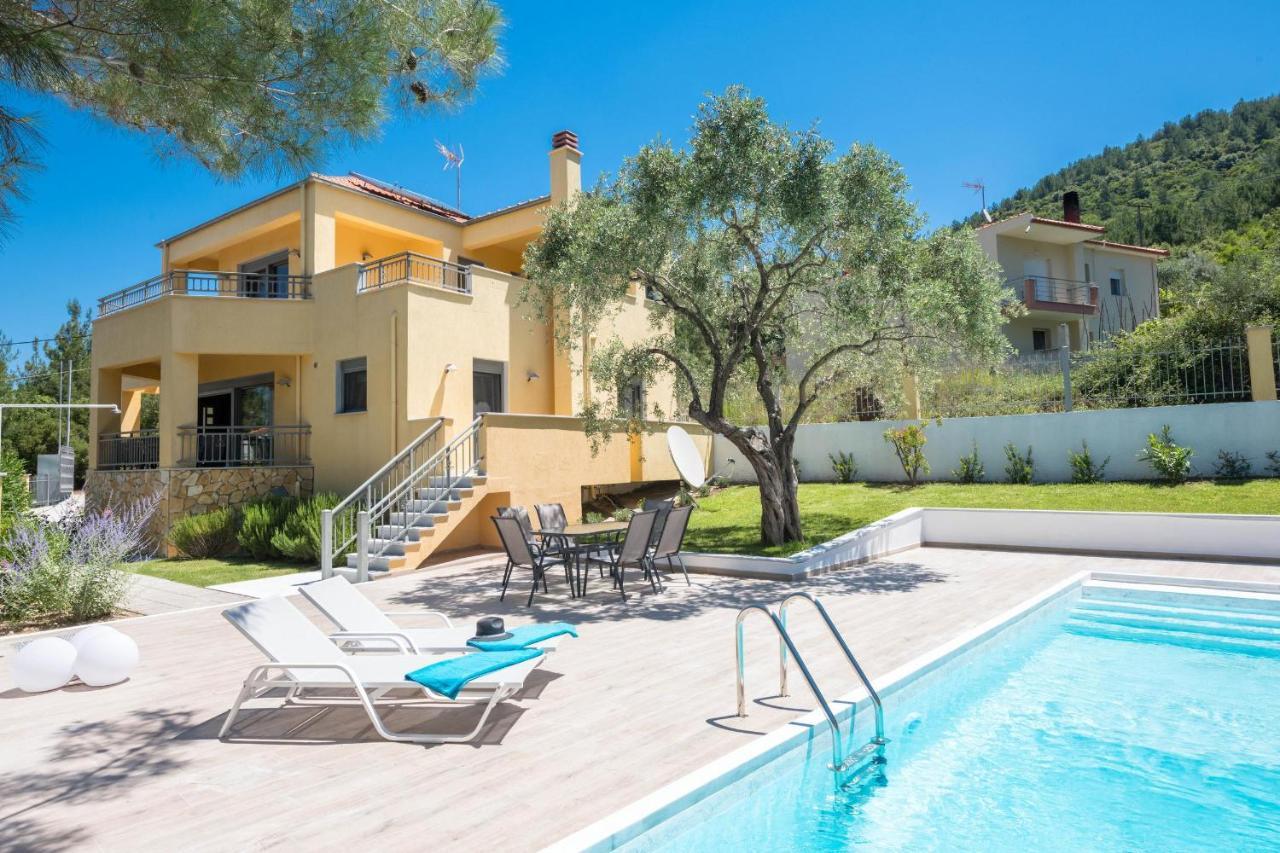 Louloudis Pool Villa Σκάλα Ραχωνίου Εξωτερικό φωτογραφία