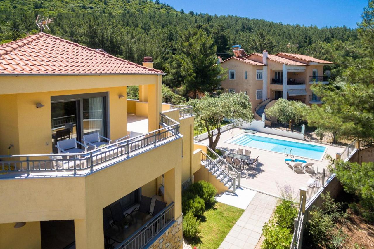Louloudis Pool Villa Σκάλα Ραχωνίου Εξωτερικό φωτογραφία