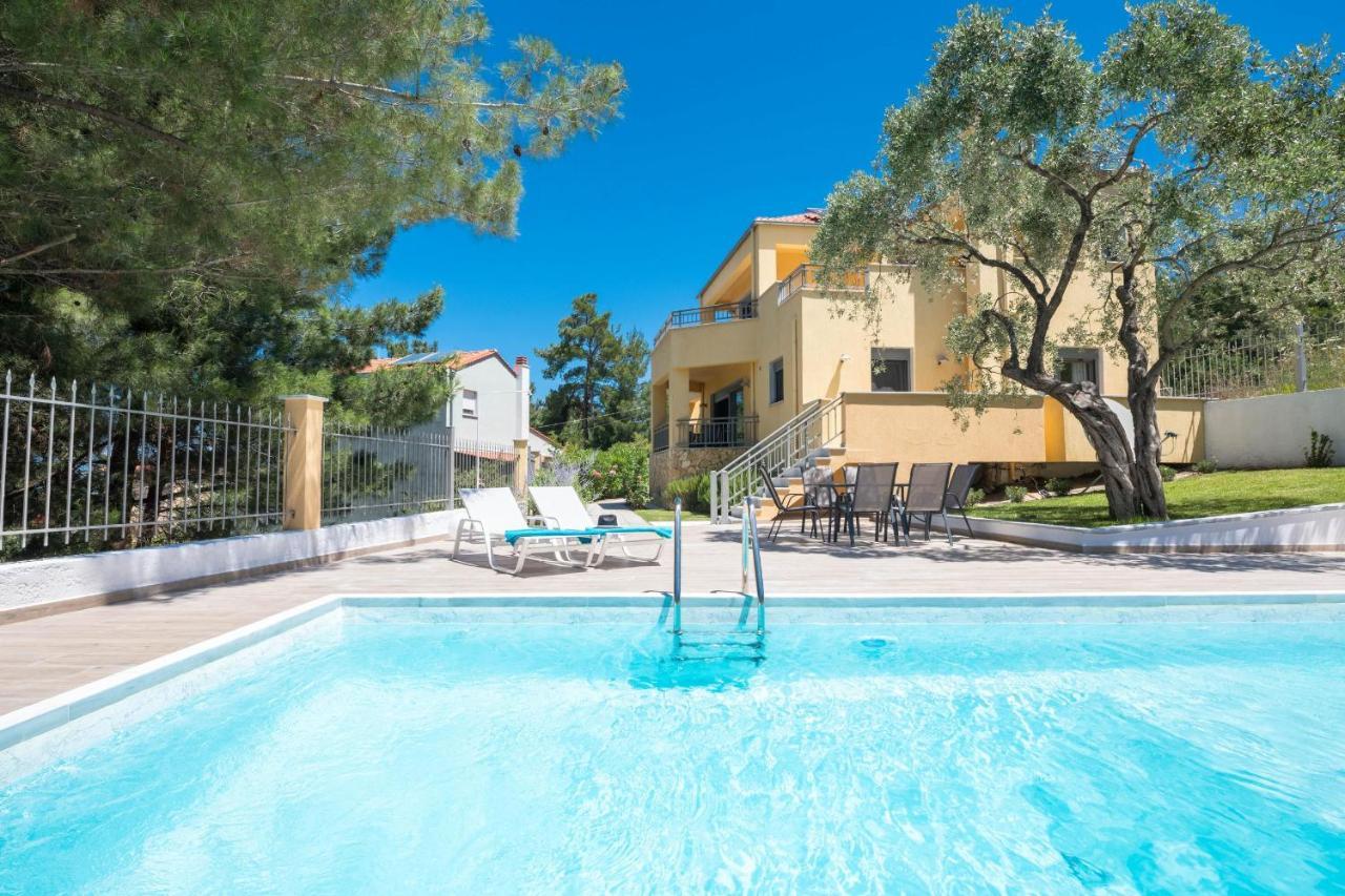 Louloudis Pool Villa Σκάλα Ραχωνίου Εξωτερικό φωτογραφία